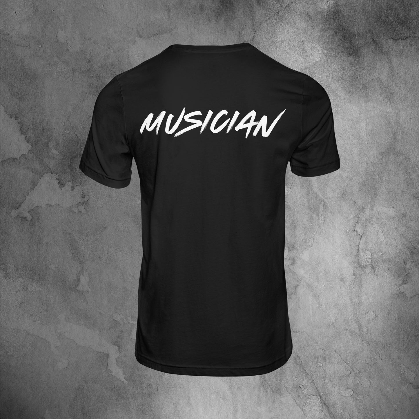 Musician T-Shirt (White,Black)