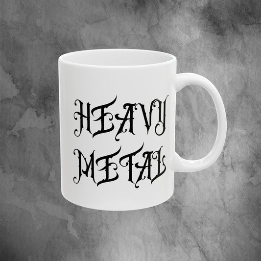 Heavy Metal Coffee Mug - Black (11oz - 15oz)